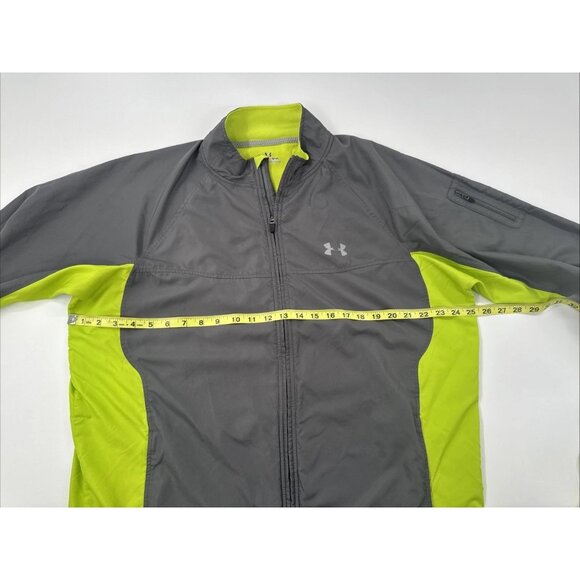 Under Armour Track Jacket Mens XL Gray All Season Gear Lightweight Full Zip Gym - Picture 12 of 16